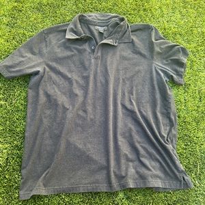 cool lil grayish black half button up (youth xl) men’s medium